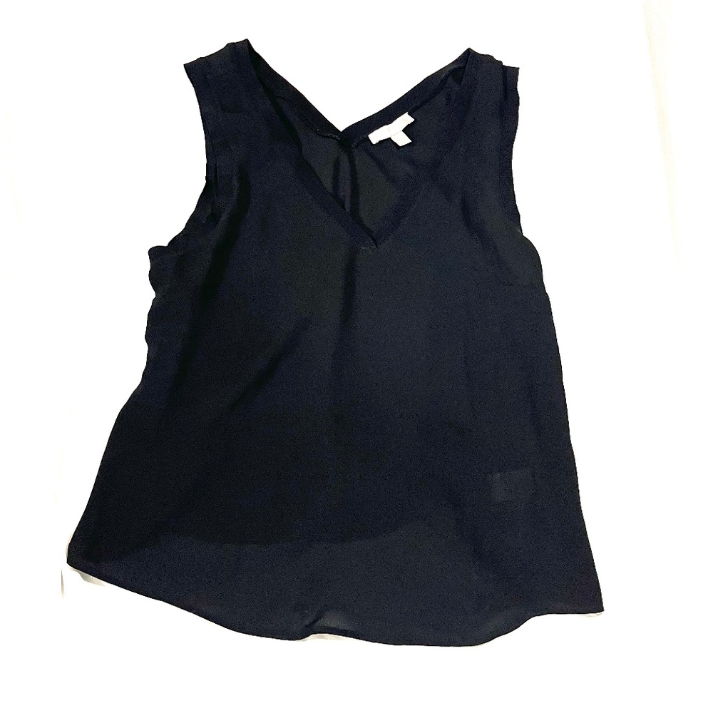 Chelsea 28 Black Women's V-Neck Camisole Top, Size Medium
